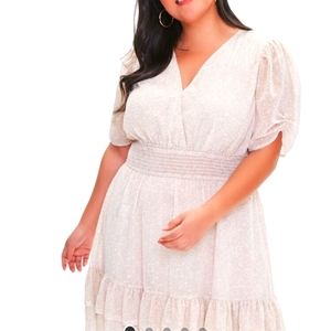 Plus Size Forever 21 Floral Flounce Dress